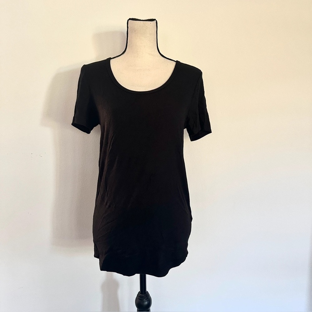 Mono B Black Short Sleeve Tee